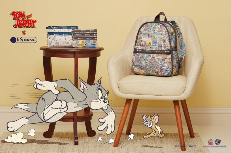 猫和老鼠跃上LeSportsac尼龙包！姐买的不只是尼龙包、是回忆啊！