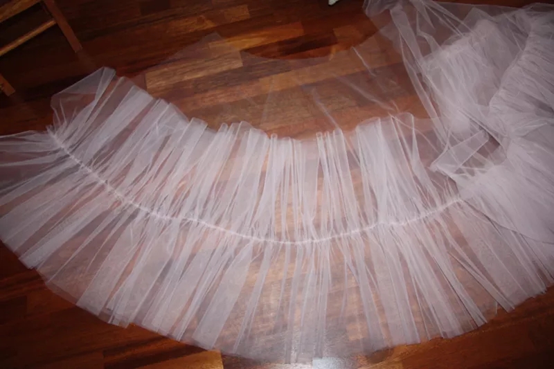 三层雪纺裙制作教程,三层纱裙的做法