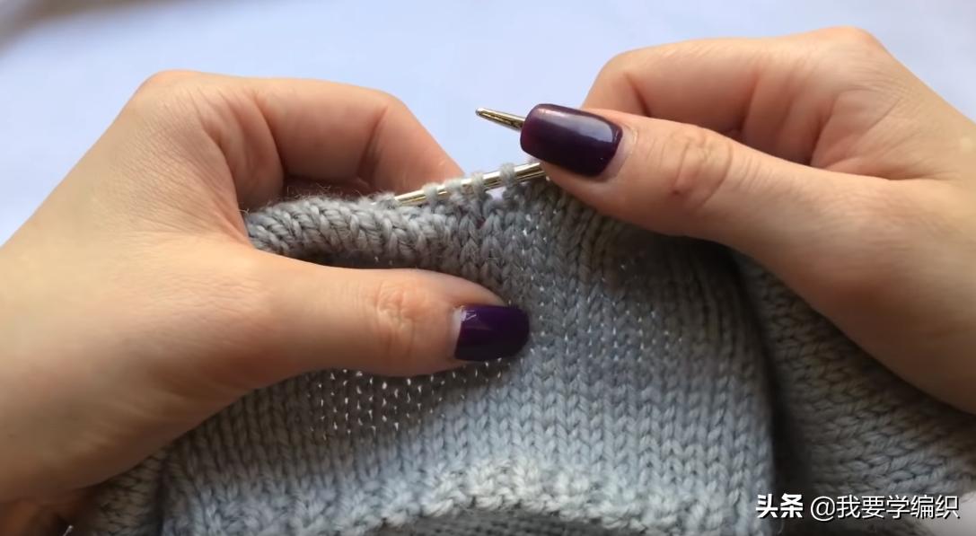 v领挑边怎么织,织毛衣织螺纹哪一个好看