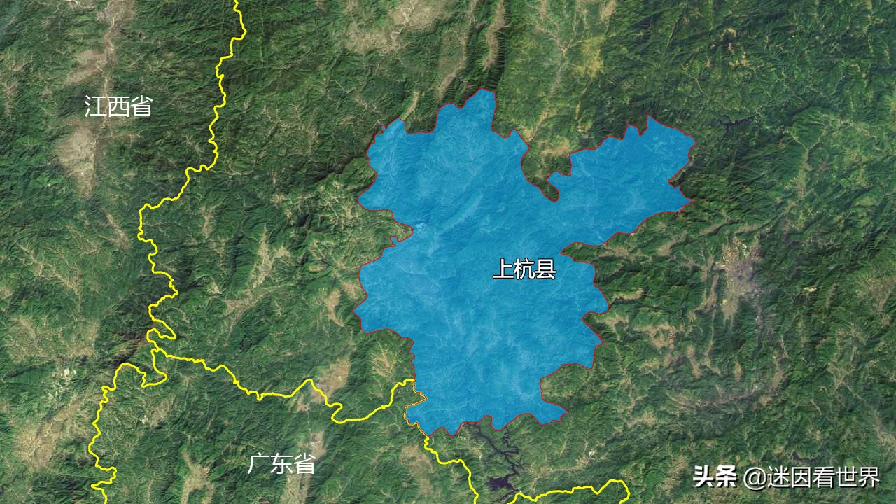 9张地形图，快速了解福建省龙岩市的7个市辖区县市
