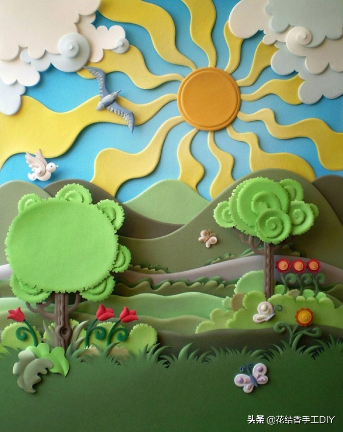 DIY手工：好漂亮的手工作品，都能自己做，只用到这种便宜的材料