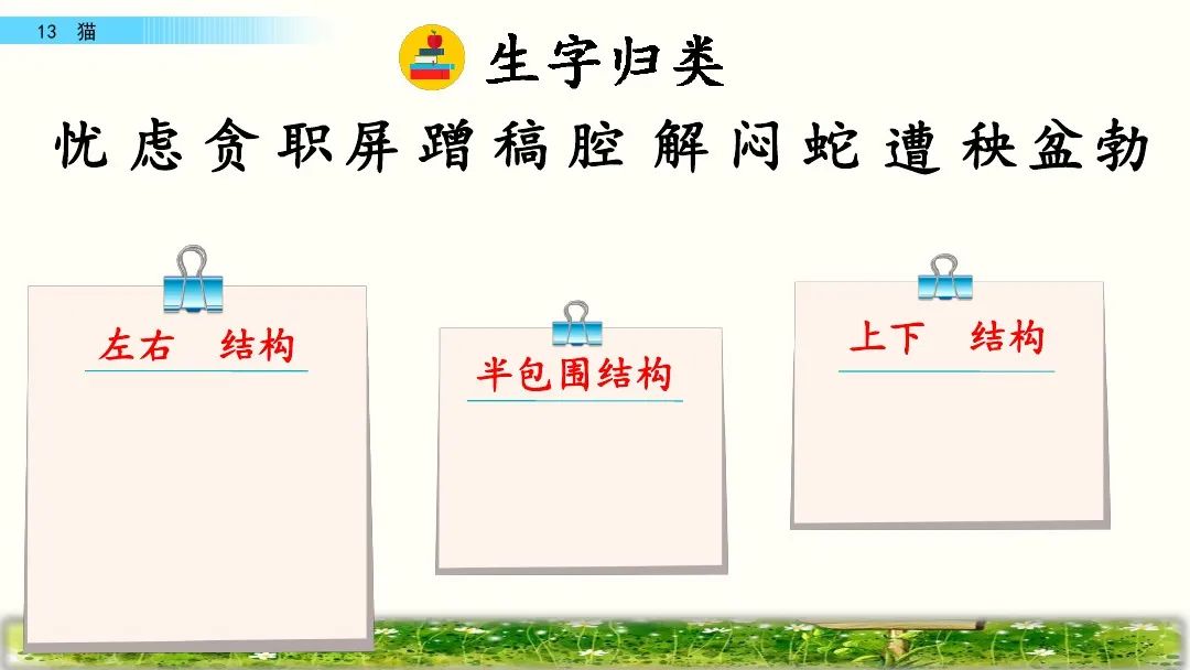 四年级下册语文13课猫课文解析,部编版四年级下册13猫教学视频