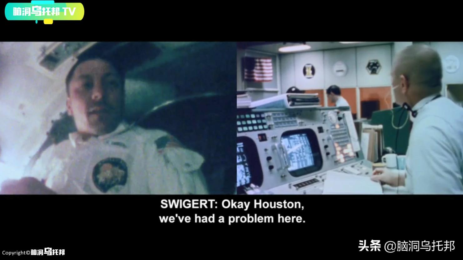 阿波罗登月飞船爆炸事故,阿波罗13号返回地球片段视频