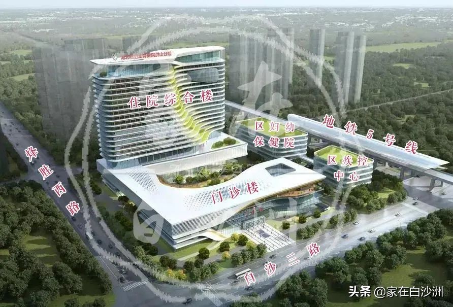 省妇幼洪山院区现状,省妇幼洪山院区航拍