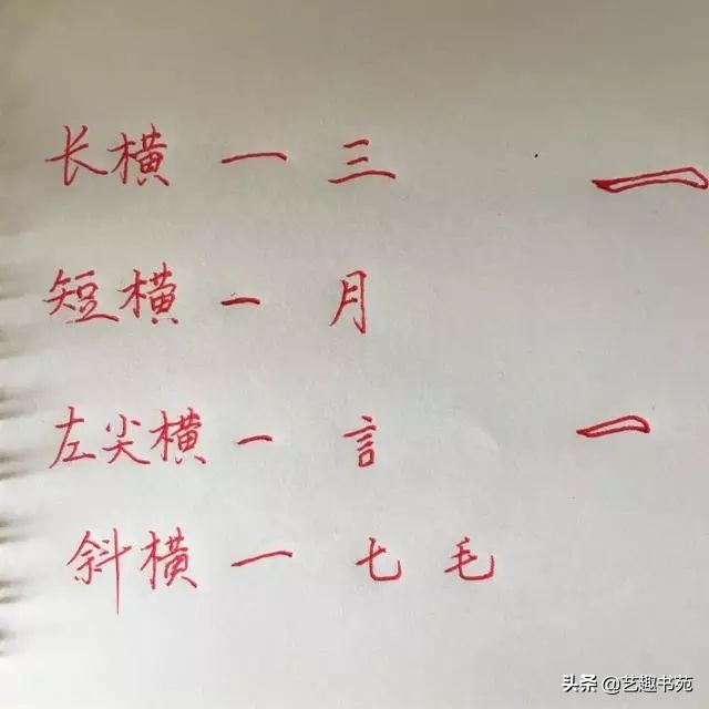 word硬笔书法练字的基本笔画,小学生硬笔书法练字入门笔画