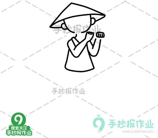 清明这两个字简笔画简单又漂亮,清明古诗的简笔画