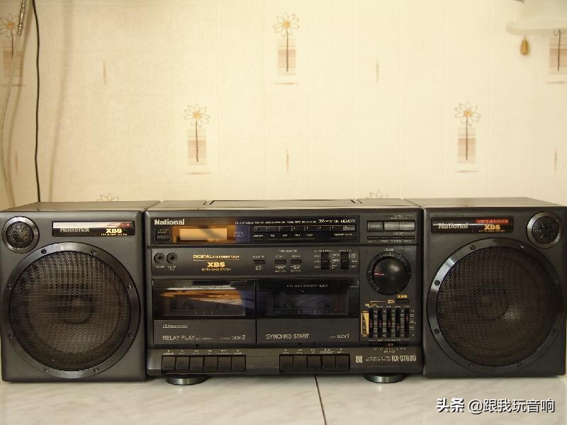 1989年松下PanasonicRX-CT900立体声和双磁带*放播**器音响效果好