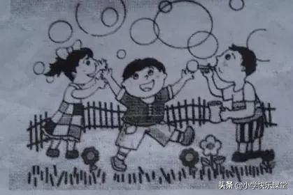 一年级看图写话吹泡泡简短,二年级看图写话范文吹泡泡