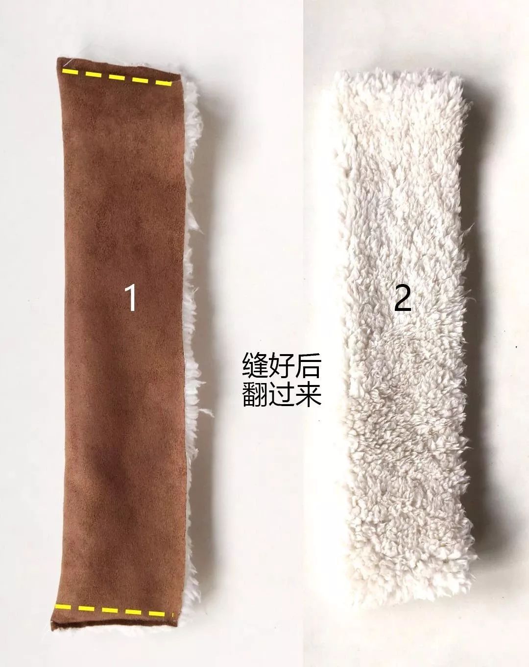 羊羔绒大衣裁剪方法,麂皮绒复合羊羔绒衣服裁剪图