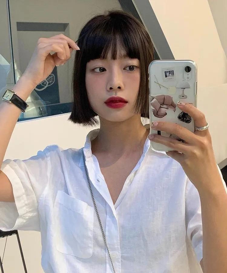 适合拽姐的简单短发霸气发型,拽拽的短发发型