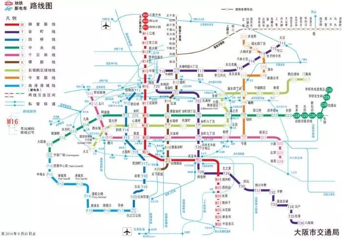 大阪交通攻略6张卡,大阪自驾旅游攻略路线图