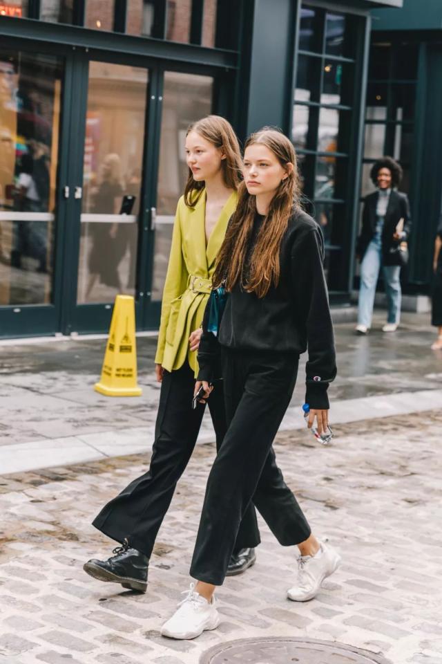 阔腿裤老爹鞋增高,阔腿裤卷边老爹鞋