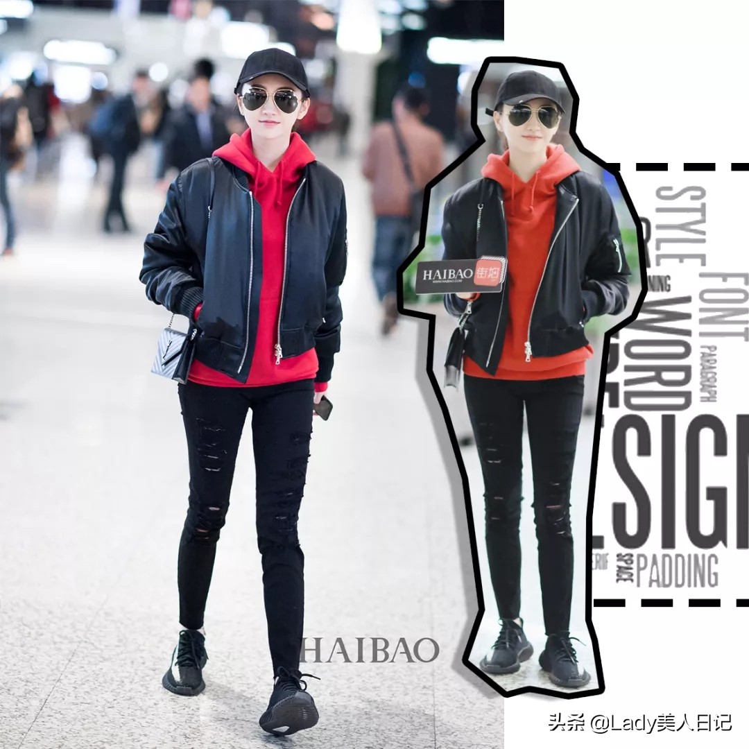 微胖穿卫衣的效果,卫衣小个子穿搭145-150显瘦