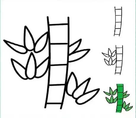 5-10岁儿童简笔画简单漂亮图文,幼儿自制绘本故事简笔画4到8张