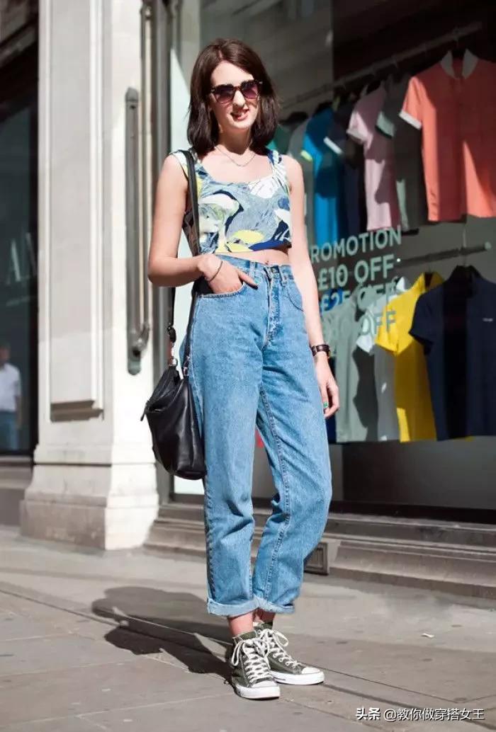 春天穿搭帆布鞋,春天倪妮穿衣搭配