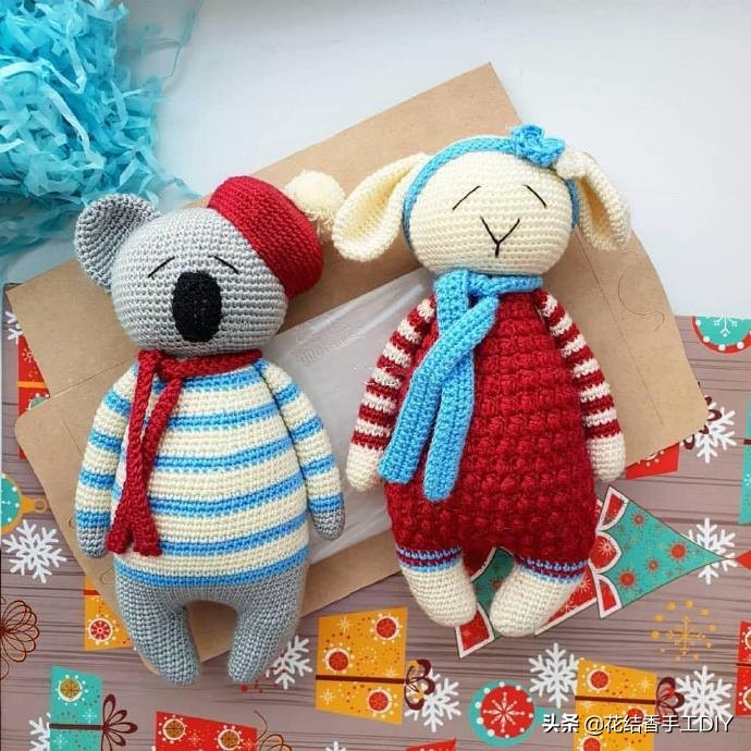 最简单的毛线玩偶钩织,简单好看的毛线钩织玩偶