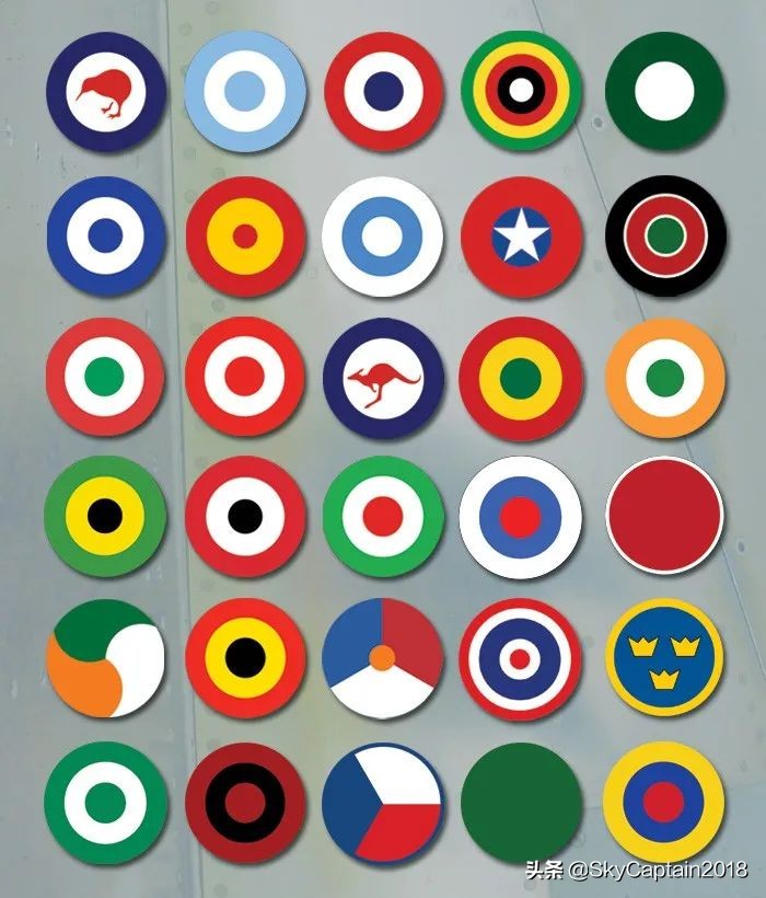 英国皇家空军识别徽标,英国皇家空军各中队徽标