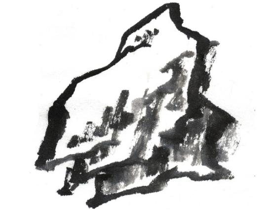 山石的常用皴法,山石的各种皴法介绍