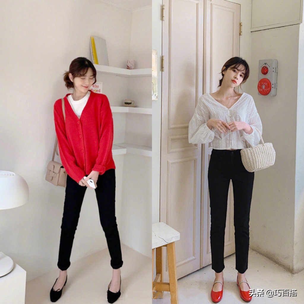 今年流行的春季搭配穿出女神范,好看的春季穿搭简单干净