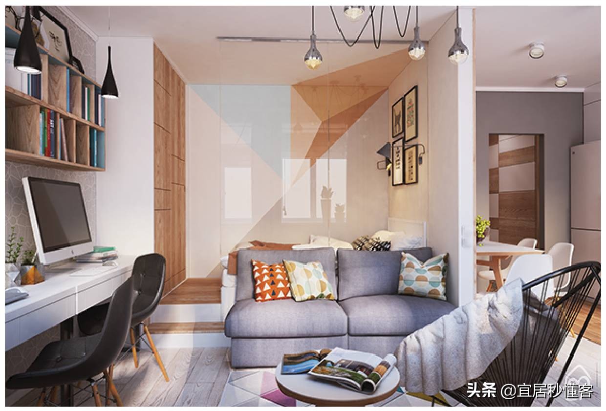 装修玻璃隔断效果图大全小户型,小户型卫生间玻璃隔断