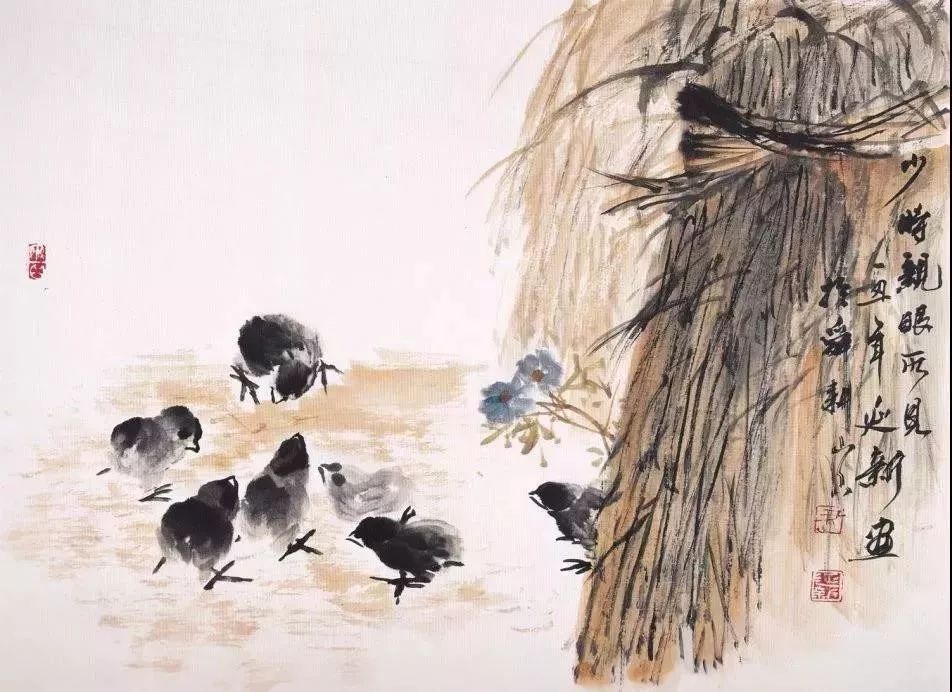 齐白石水墨小品欣赏,齐白石虫草长卷