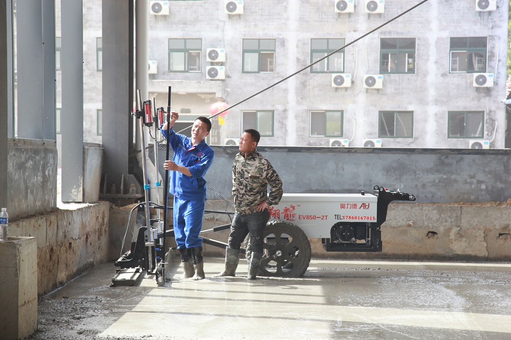 激光整平机打坡操作教程,激光整平机使用操作步骤及打坡度