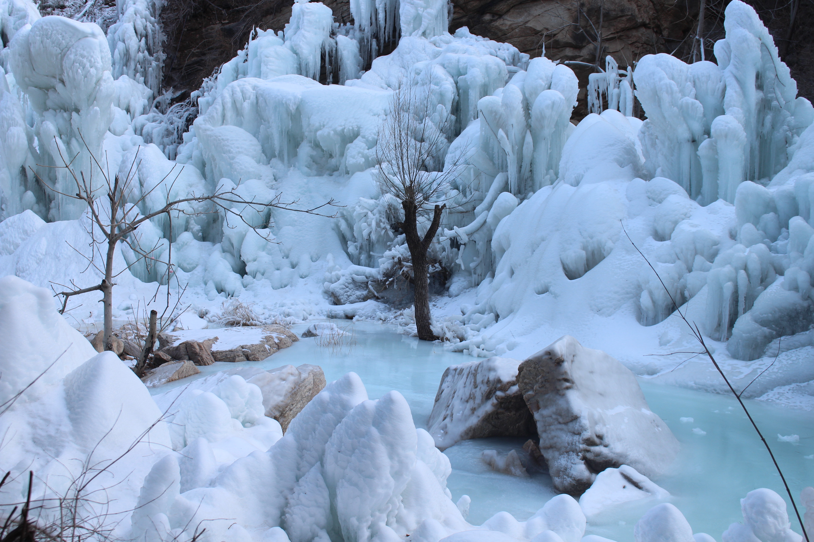 北京黑龙潭赏冰瀑,北京冰瀑攻略