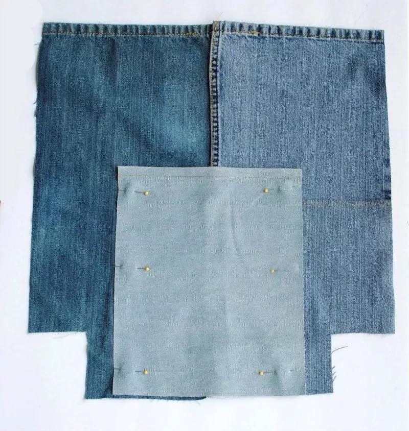 旧的牛仔裤能做什么收纳,旧牛仔裤不要扔改一个包包