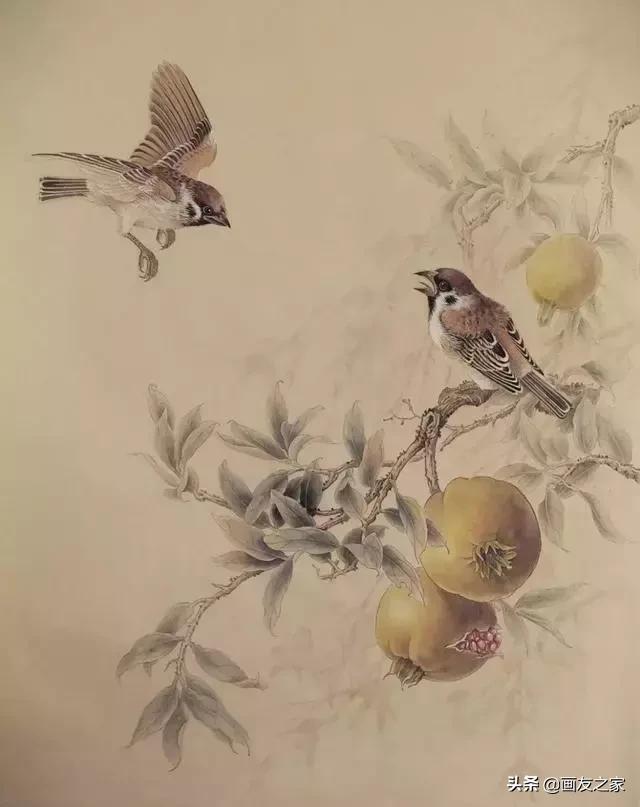陈松岩工笔白描画全集,陈松岩工笔国画