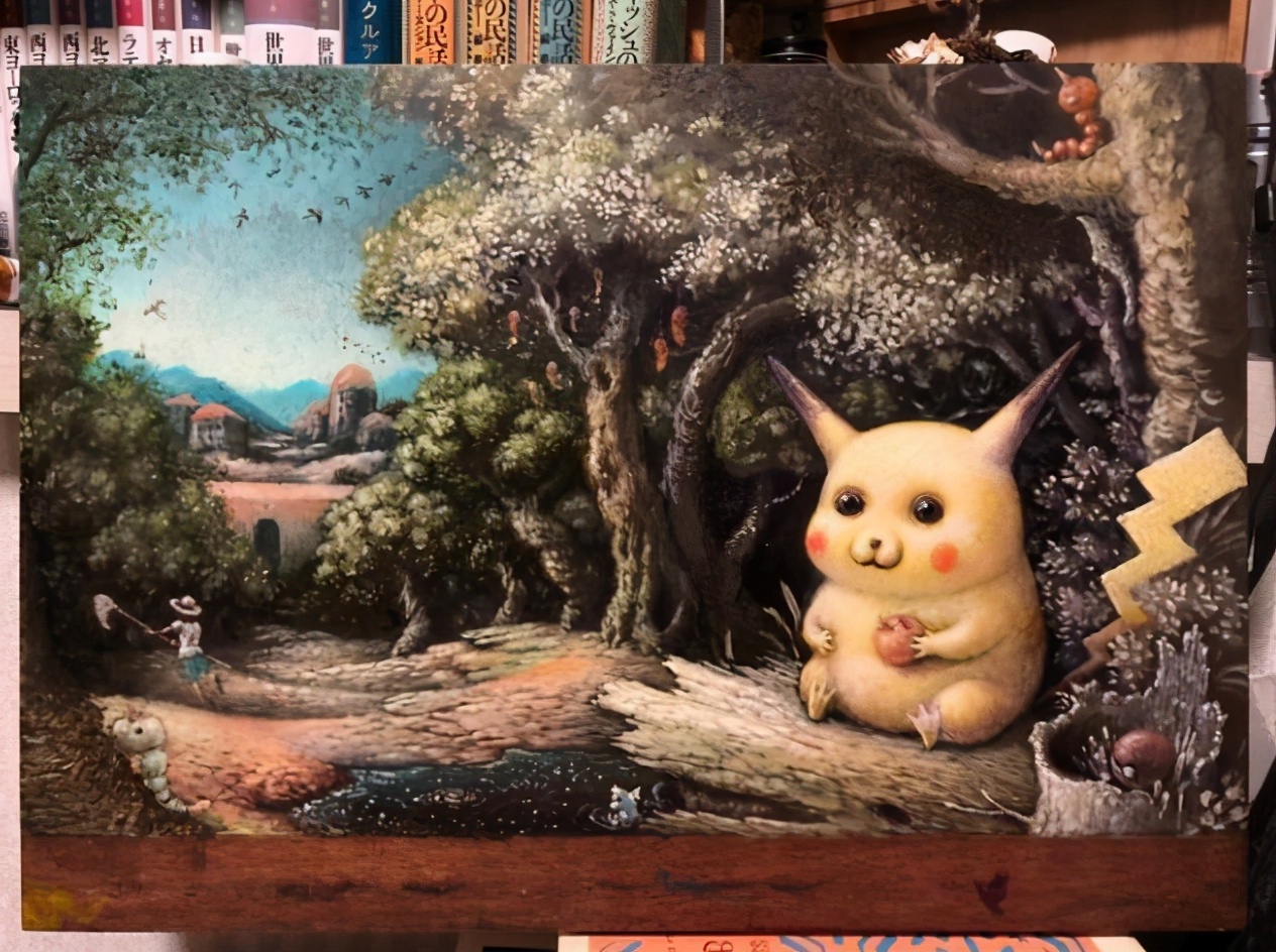 画师画的皮卡丘,画家画的皮卡丘