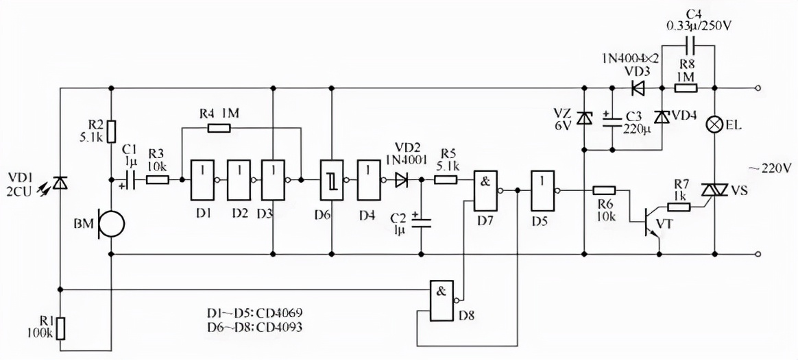 照明双控原理,照明灯双控开关怎么接