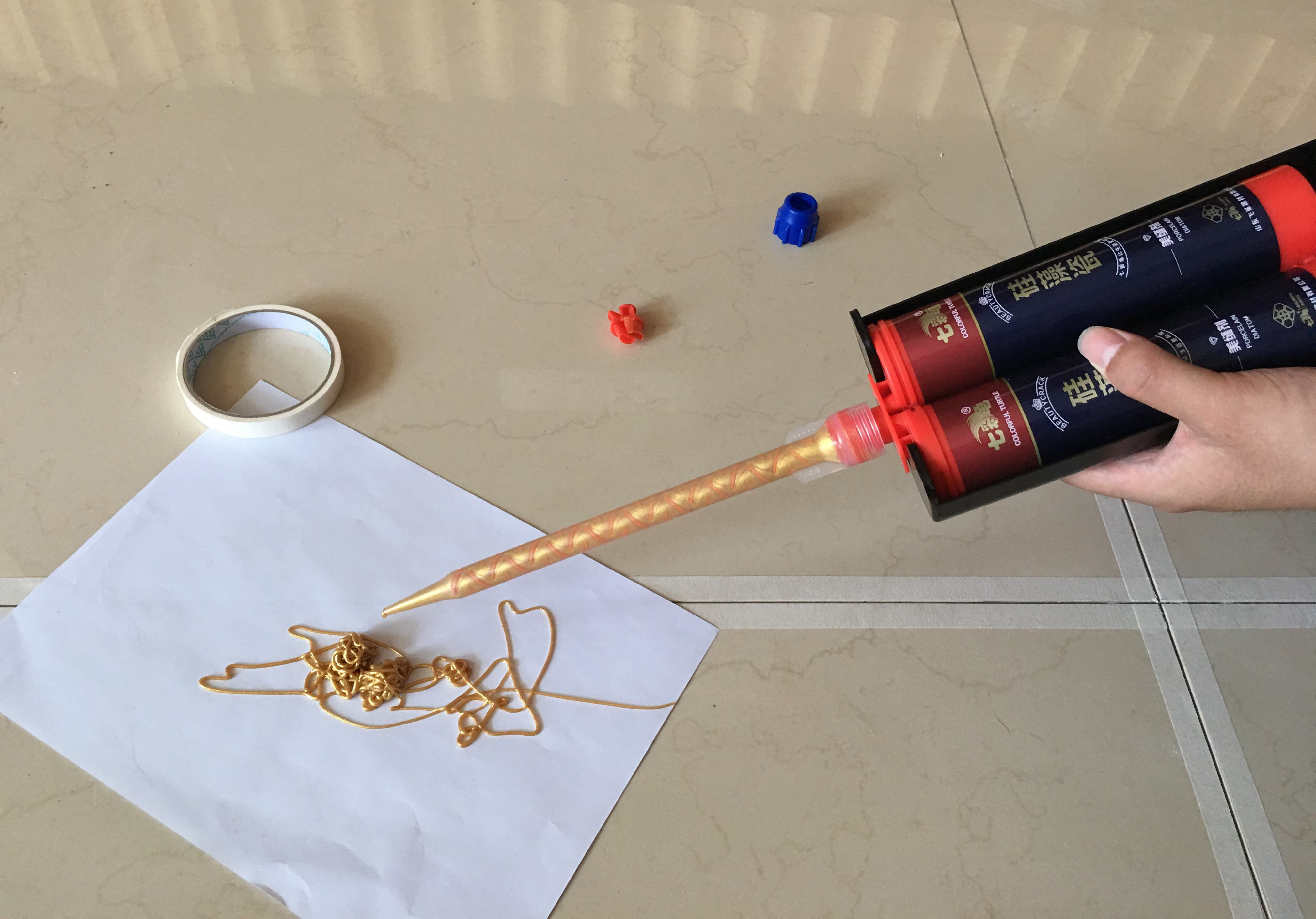 美缝选什么材料环氧彩砂和美缝剂,美缝剂一定要胶枪吗