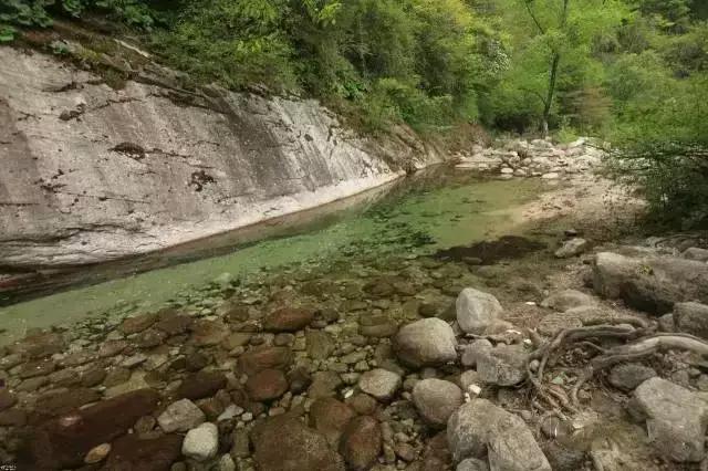陕西小九寨，十里画廊，天然氧吧--华阴金岩沟