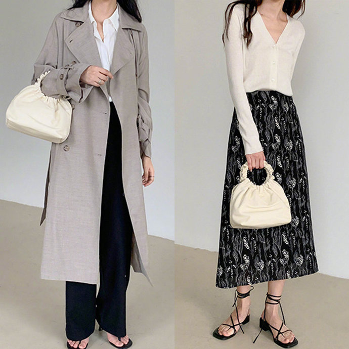 显瘦简约风单穿衬衫搭配牛仔裙,宽松衬衫配半身裙上演春的活力