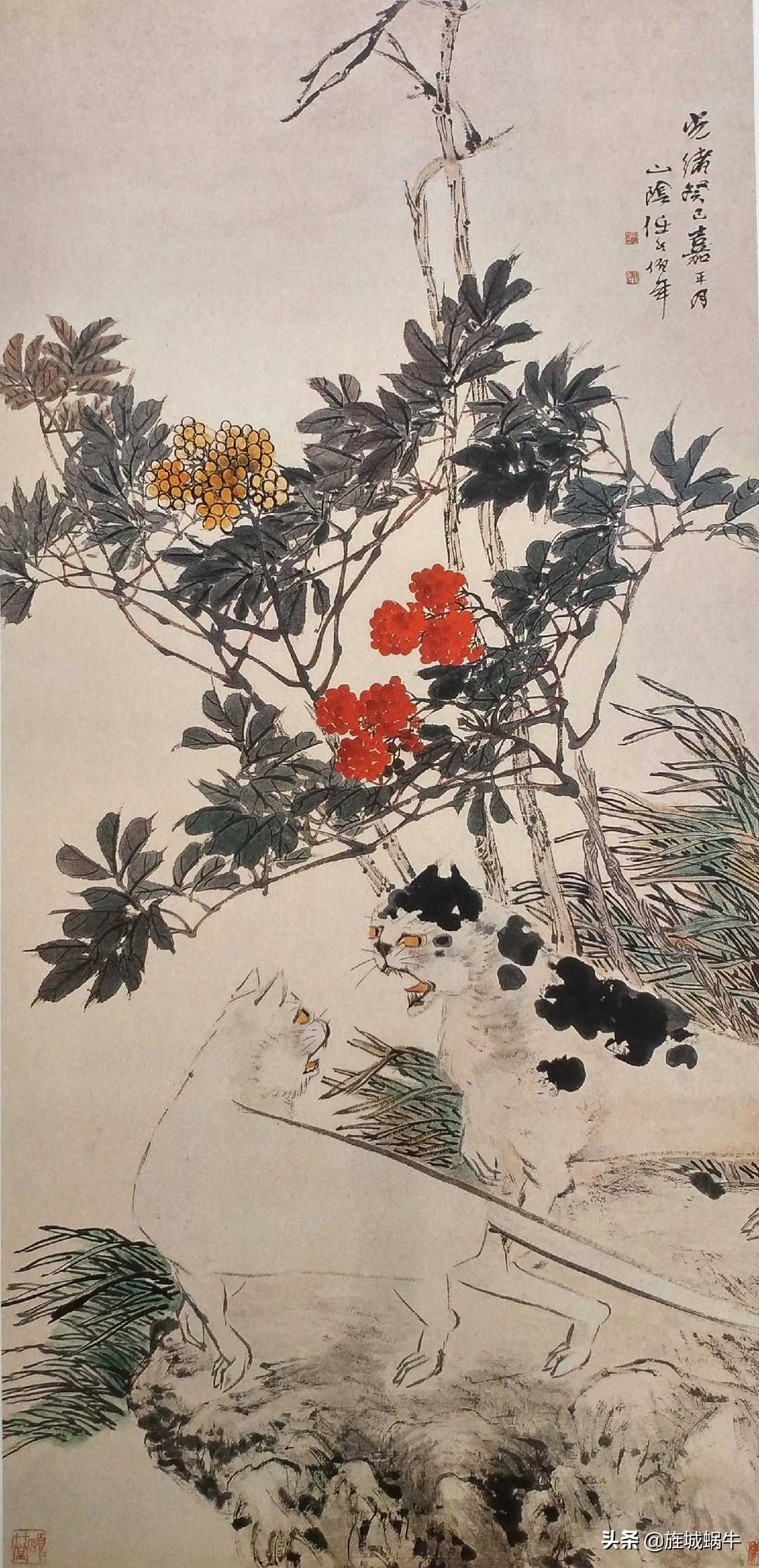 他以笔墨捕捉迎风腾飞的鸟雀、轻灵鲜活的花蕾