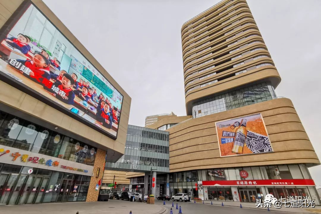 实拍银川的街景,银川市实景