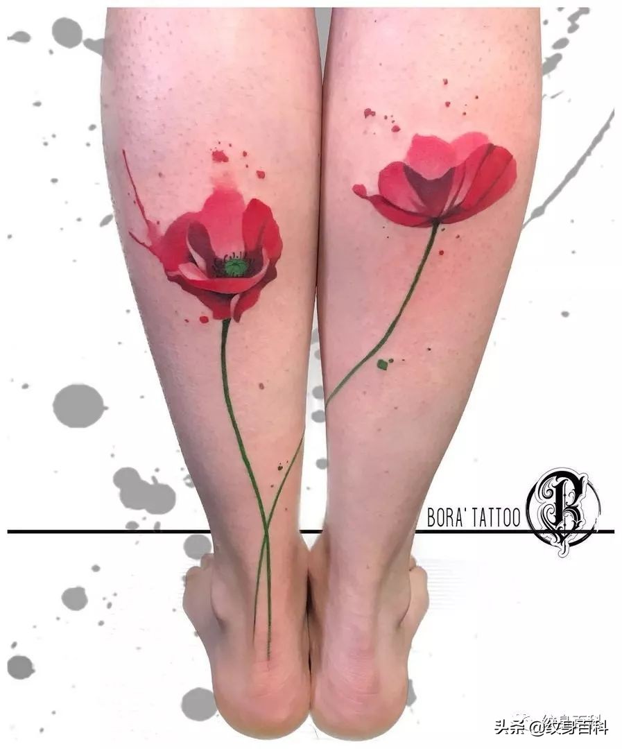 *粟罂**花纹身，致命的吸引~