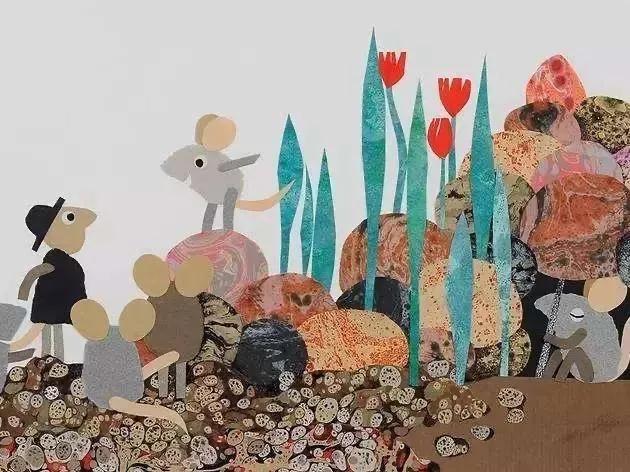 拼贴画美术作品,好看的拼贴画