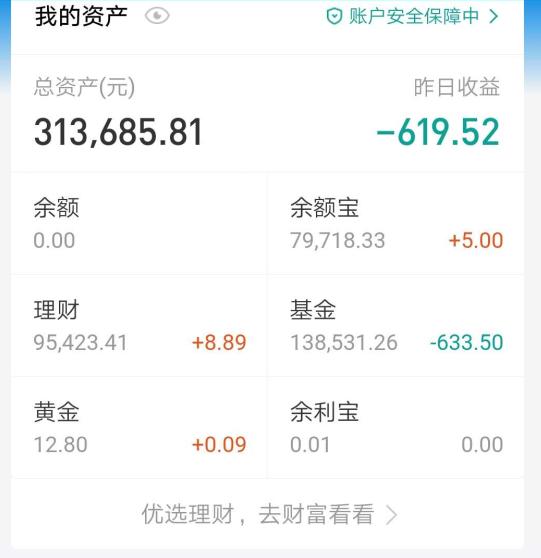 关于个人的投资实操-文章内有当前的投资收益