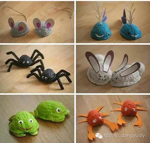 坚果壳艺术品,坚果壳能拿来做什么