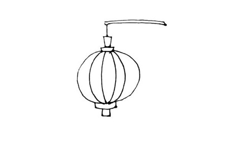 飞机灯笼简笔画画法,儿童简笔画灯笼的画法