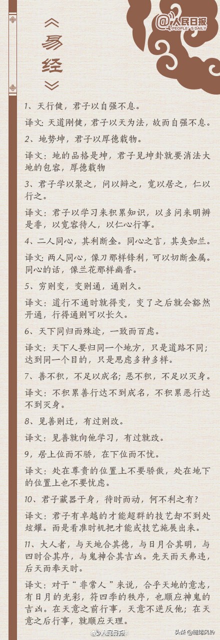 人民日报整理的50道国学常识题,品读四书五经参悟先贤智慧