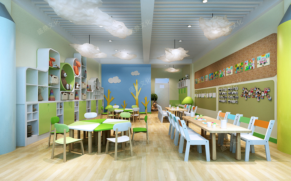 空间小的幼儿园教室设计,幼儿园烹饪教室设计平面效果图