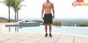 哑铃锻炼腹肌最快的方法图解,哑铃背部肌肉锻炼方法大全