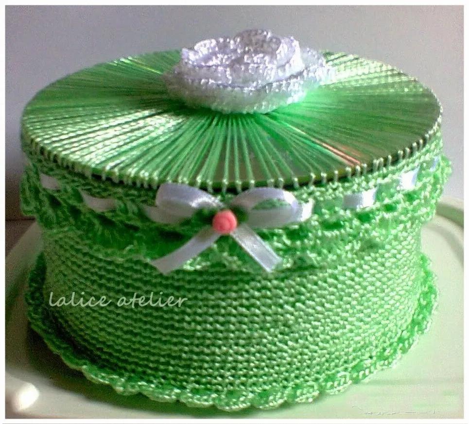 废旧光盘钩针收纳,可以钩什么物件好看又实用