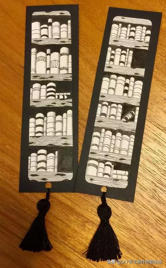 8-10岁儿童手工书签可爱猫咪书签,手工diy书签简单好看不用折纸