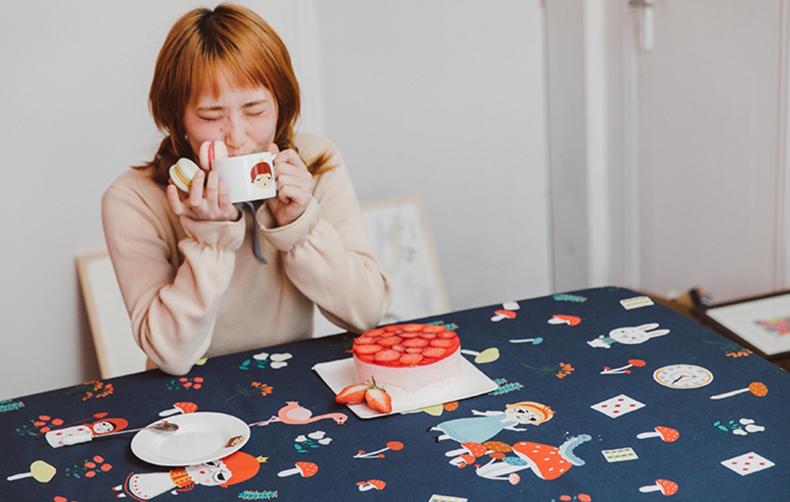 桌布餐桌布置推荐,港式餐桌桌布