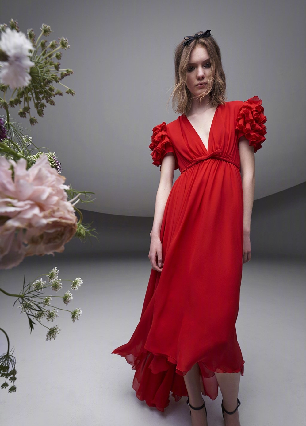 碎花雪纺连衣裙秋冬气质搭配,雪纺连衣裙子夏季穿搭