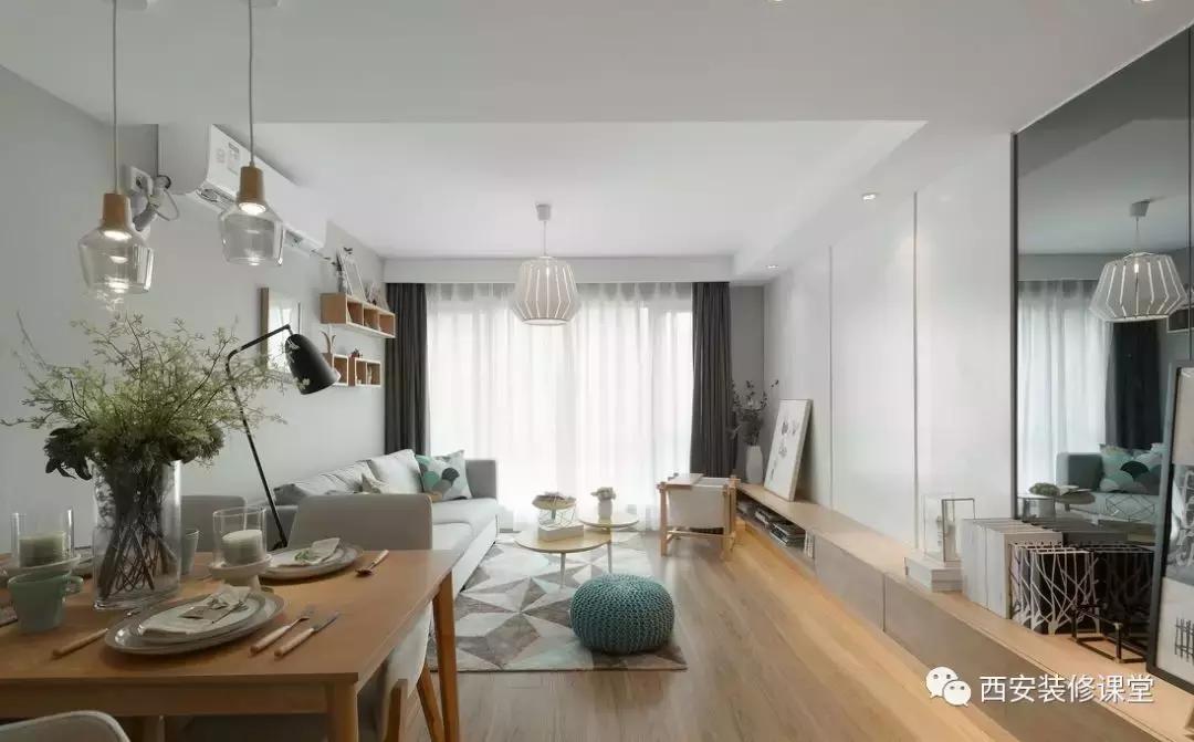 简单电视墙加柜子,沙发墙隔板