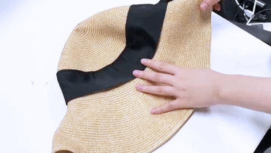 孙俪同款日本uv防晒草帽,日本孙俪同款大檐草帽